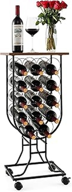 Alternativas al botellero con ruedas para organizar tu bar en casa
