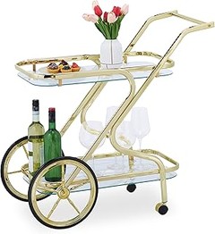 Comparativa de materiales para carritos de bar estilo vintage