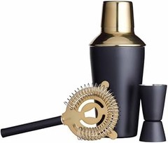 Descubre los diferentes estilos de coctelera en kits de coctelería negra