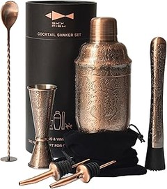 Descubre los Precios de los Mejores Kits de Coctelería de Cobre