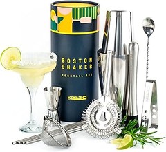 Kits de coctelería con coctelera Cobbler
