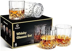 Vasos para whisky de cristal