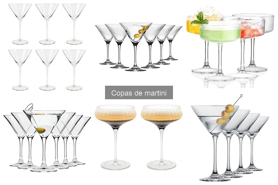 Accesorios esenciales para disfrutar copas de martini