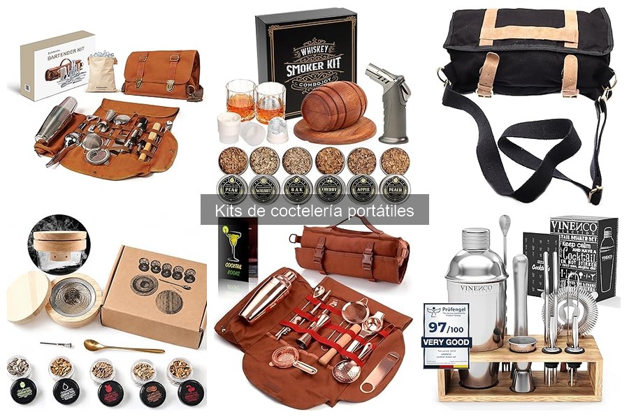 Accesorios imprescindibles para un kit de coctelería portátil