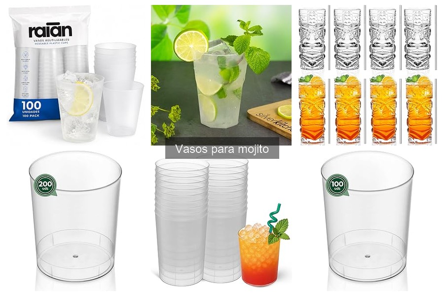 ¿Afectan los vasos para mojitos al sabor de la bebida?