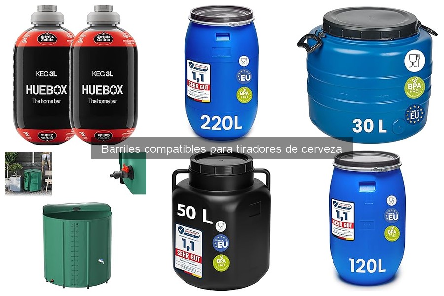 Alternativas a barriles para tiradores de cerveza en casa