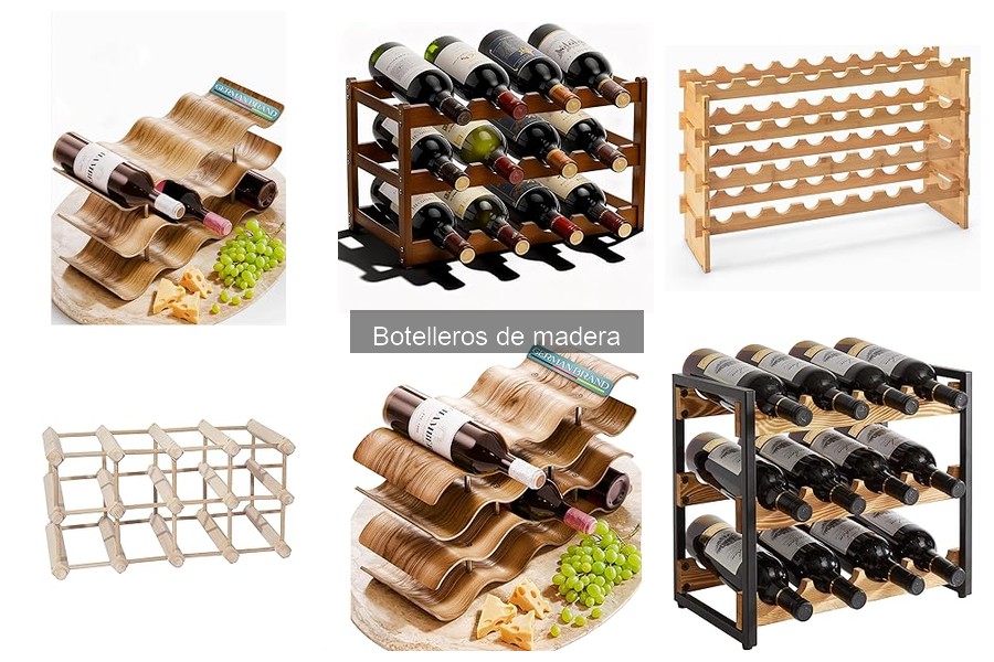 Alternativas a botelleros de madera para tu bar en casa
