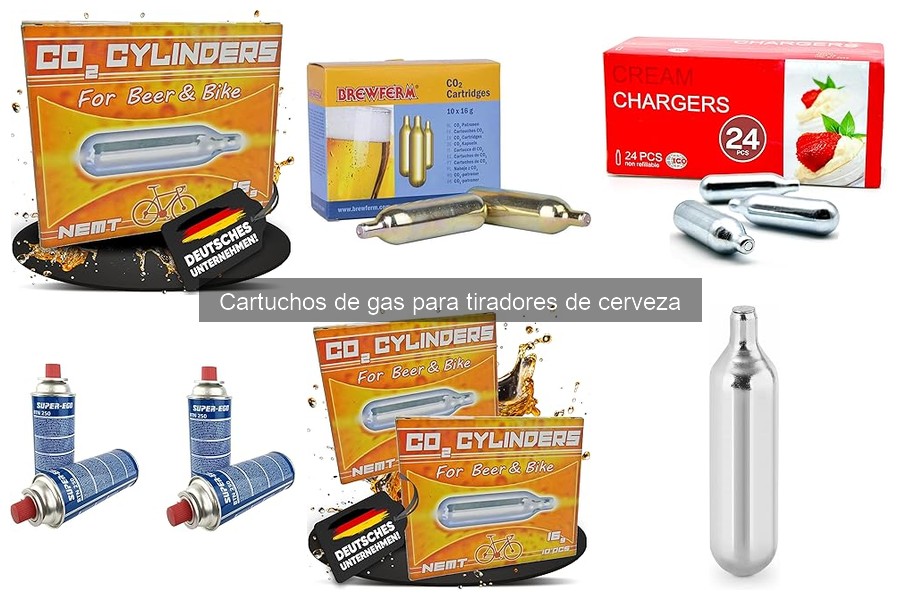 Alternativas a cartuchos de gas para tiradores de cerveza
