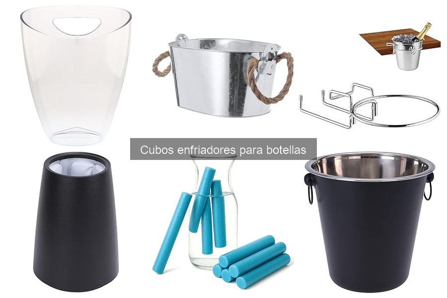 Alternativas a cubos enfriadores para botellas