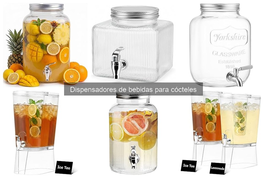 Alternativas a dispensadores de bebidas para cócteles