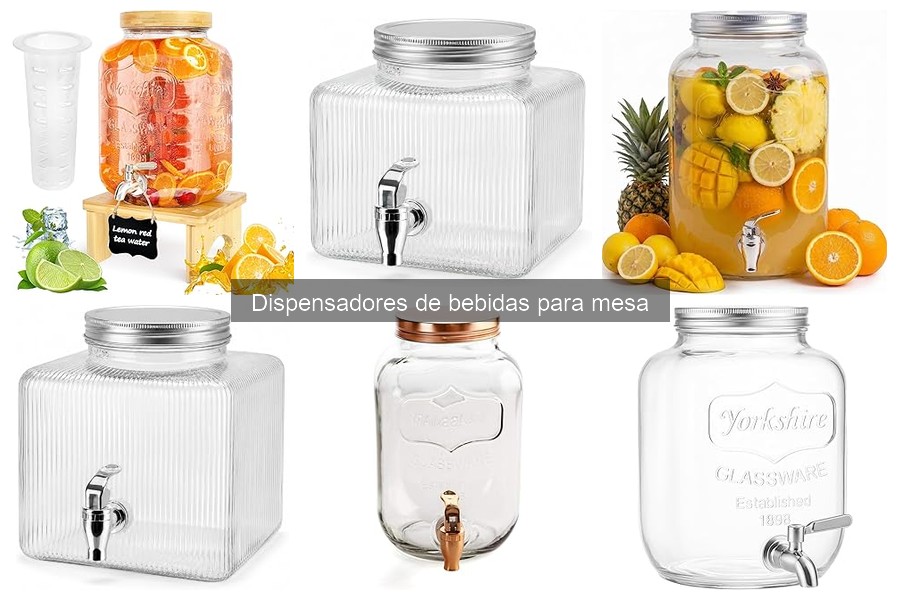 Alternativas a dispensadores de bebidas para mesa en casa