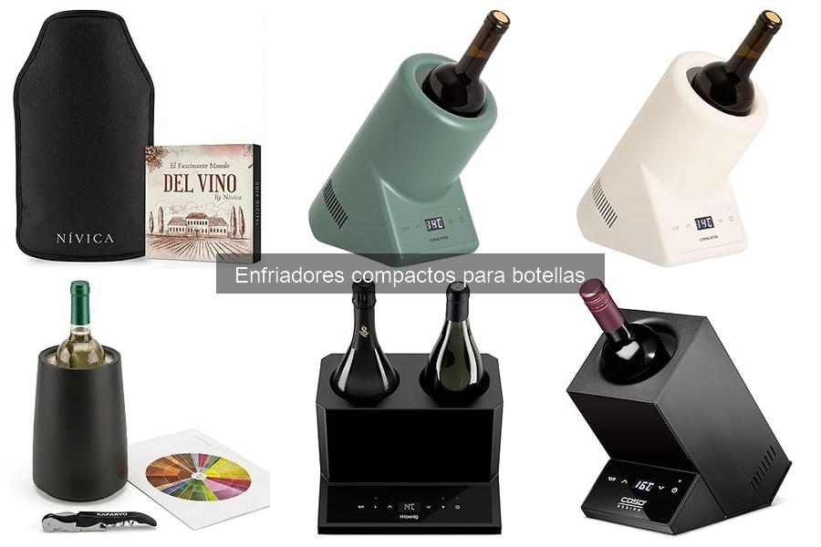 Alternativas a enfriadores compactos para botellas