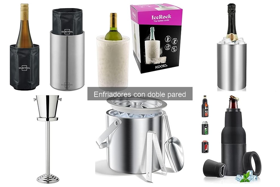 Alternativas a enfriadores con doble pared para bebidas