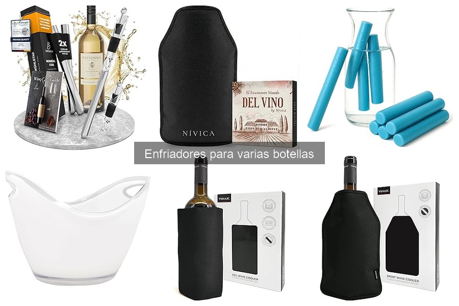 Alternativas a enfriadores de varias botellas: opciones efectivas