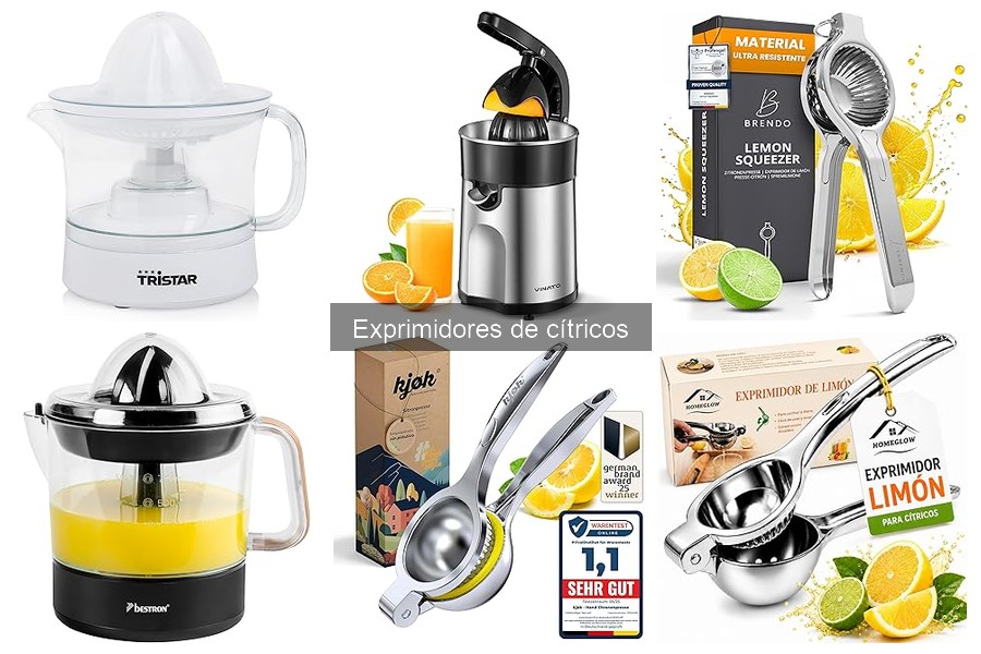 Alternativas a exprimidores de cítricos para jugo en casa