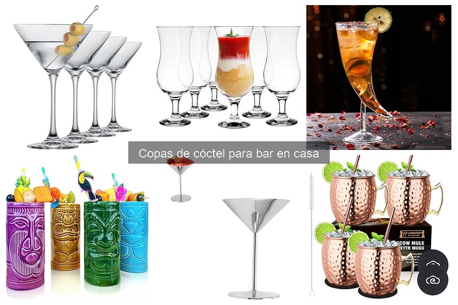 Alternativas a las Copas de Cóctel Tradicionales para tu Bar
