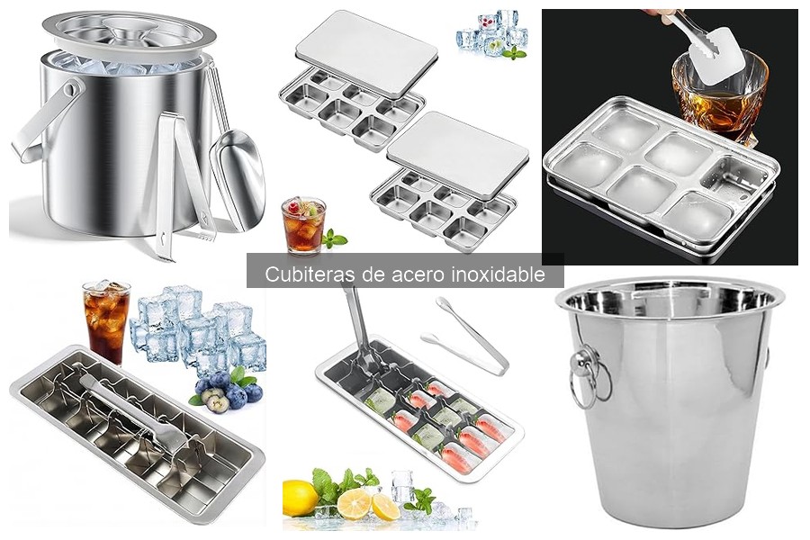Alternativas a las cubiteras de acero inoxidable para enfriar bebidas