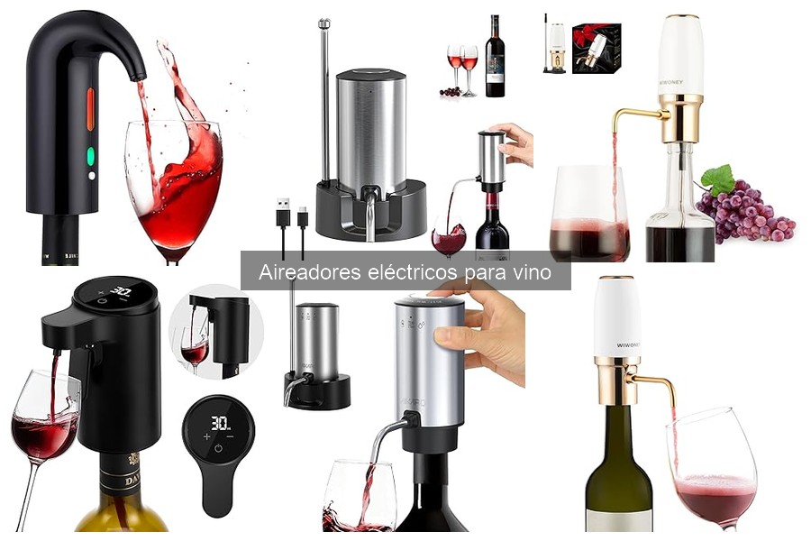 Alternativas a los aireadores eléctricos para vino