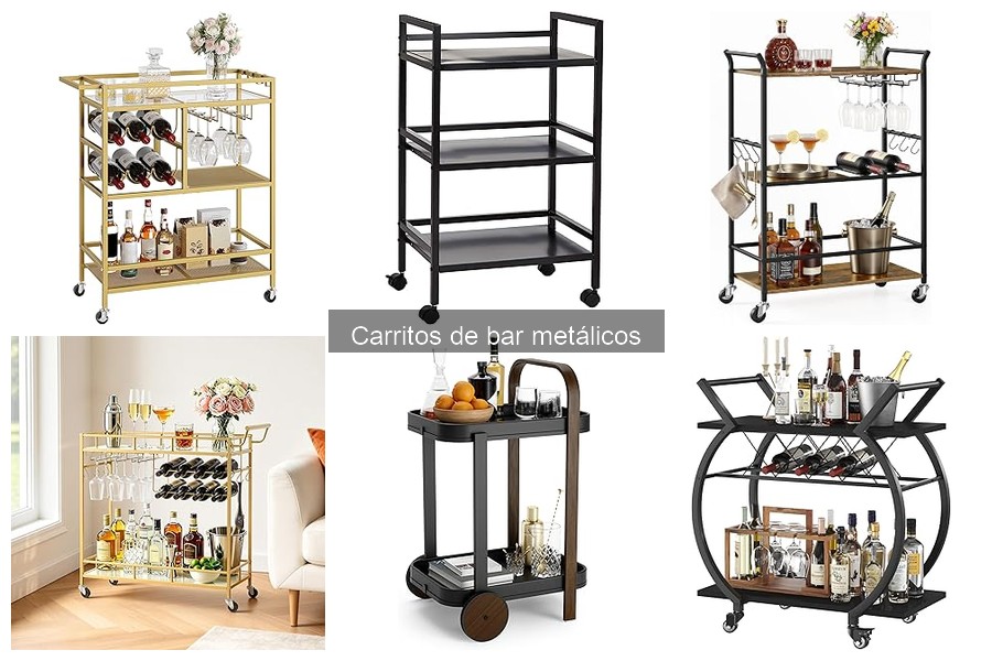 Alternativas a los carritos de bar metálicos para tu hogar