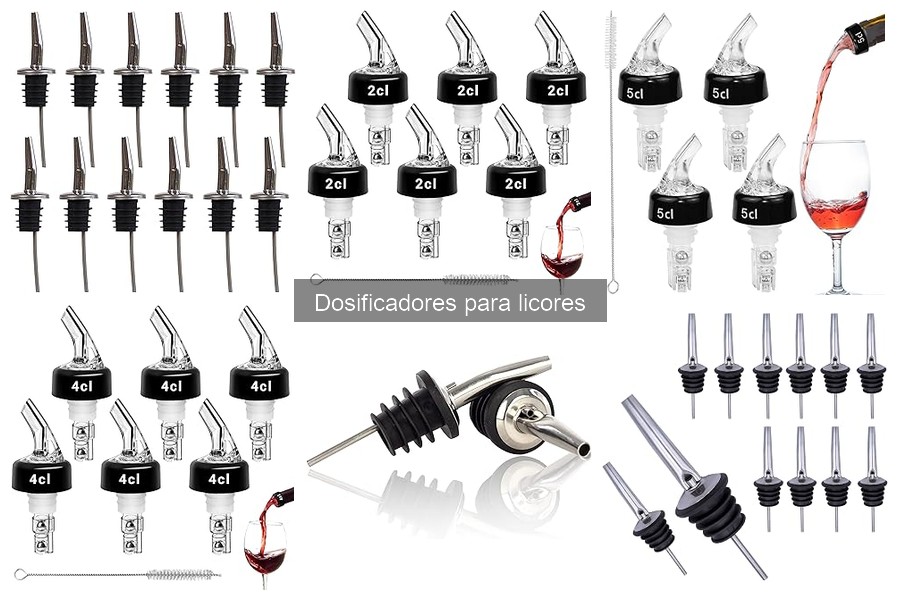 Alternativas a los dosificadores para licores en casa