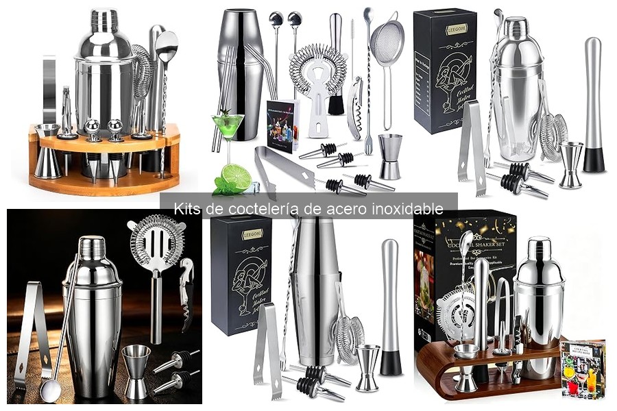 Alternativas a los kits de coctelería de acero inoxidable