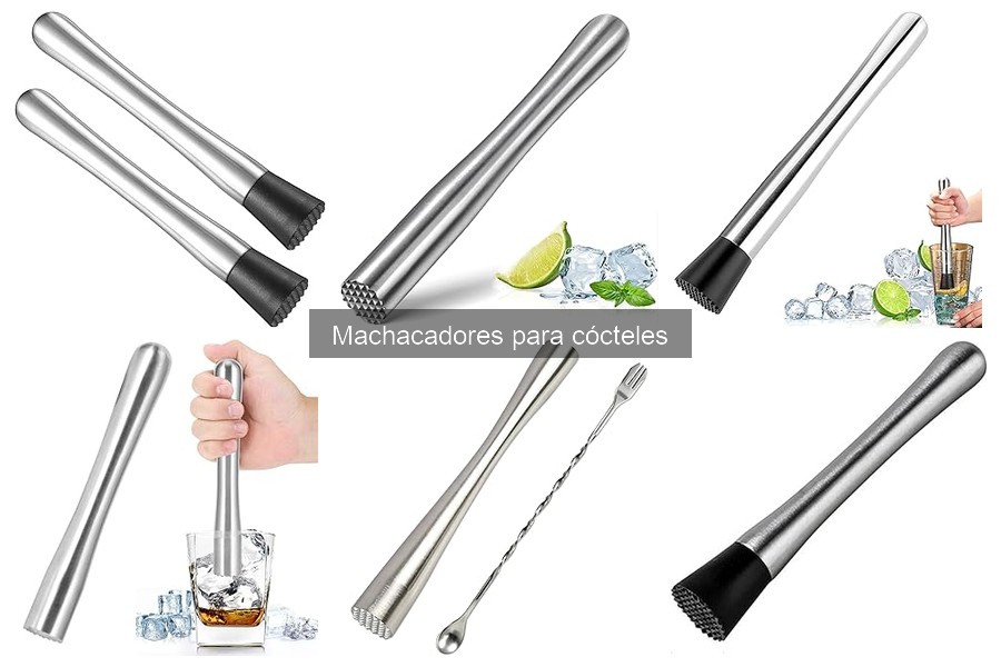Alternativas a los machacadores para cócteles en casa