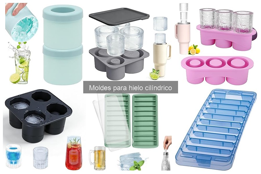 Alternativas a los moldes para hielo cilíndrico en casa