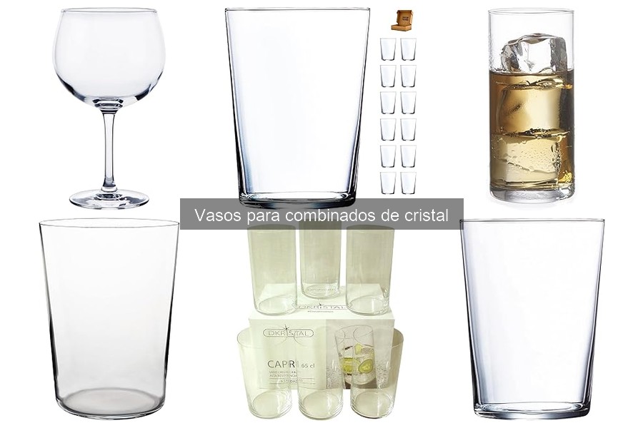 Alternativas a los vasos de cristal para combinados