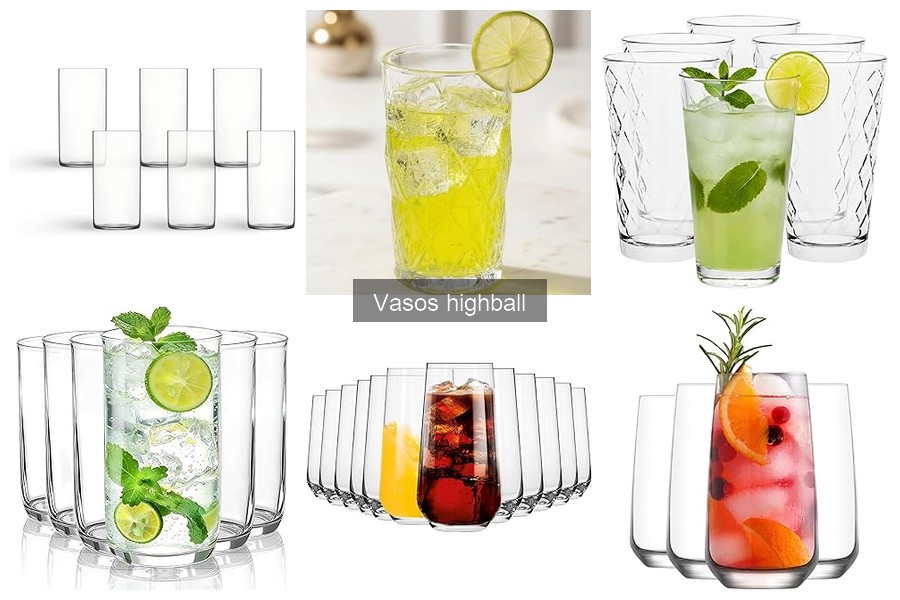 Alternativas a los vasos highball para cócteles