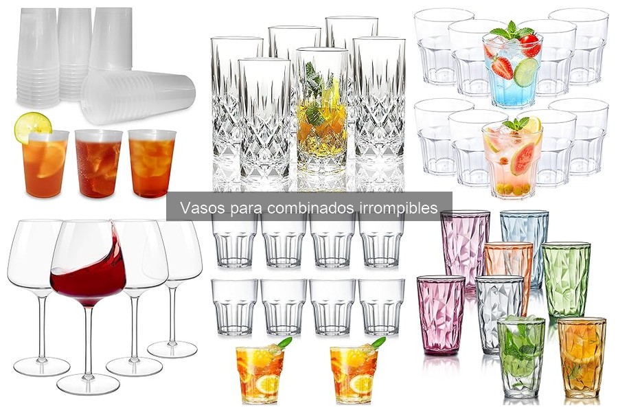 Alternativas a los vasos irrompibles: pros y contras