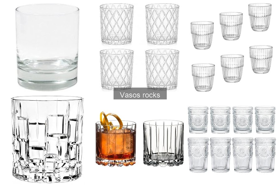 Alternativas a los Vasos Rocks para Cócteles y Bebidas