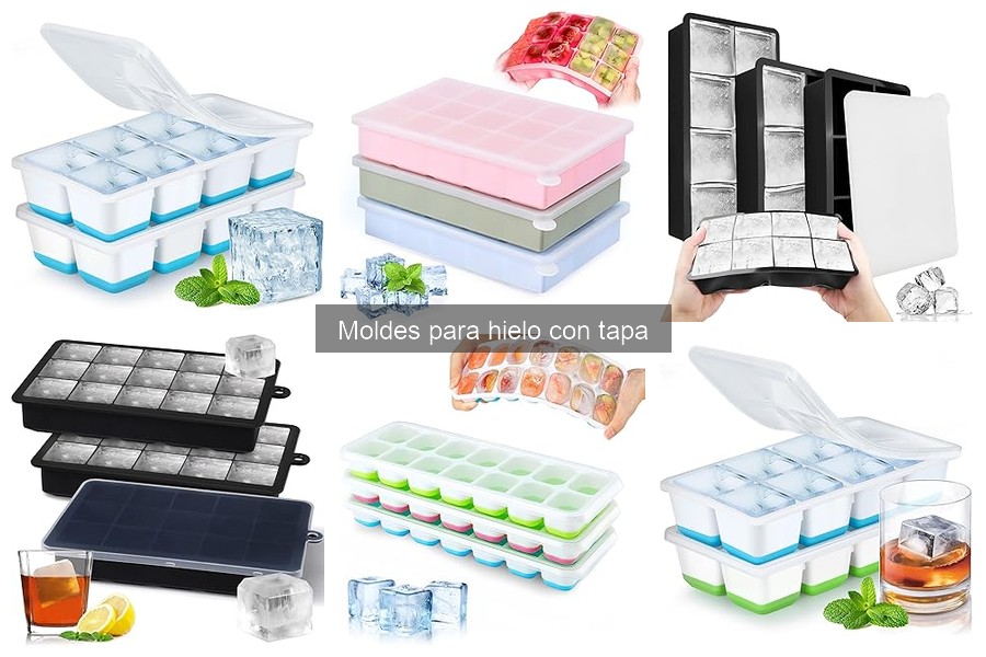 Alternativas a moldes para hielo con tapa en casa