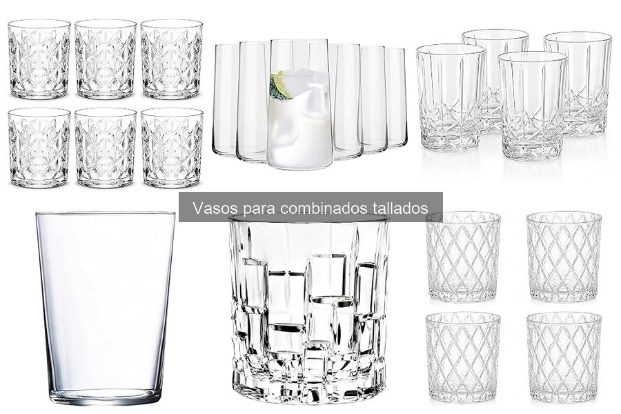 Alternativas a vasos para combinados tallados en casa