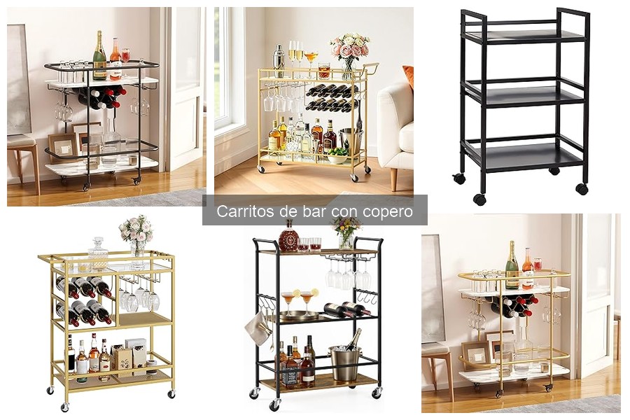 Alternativas al carrito de bar con copero para tu hogar