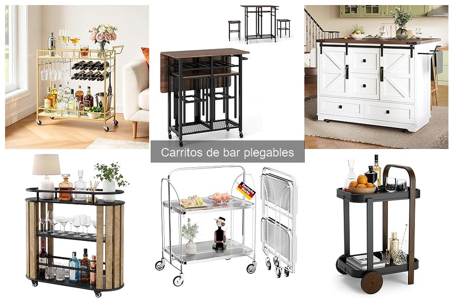 Alternativas al carrito de bar plegable: opciones útiles