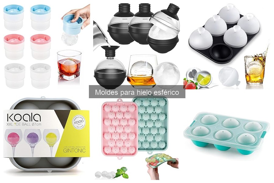 Alternativas al hielo esférico para tus bebidas