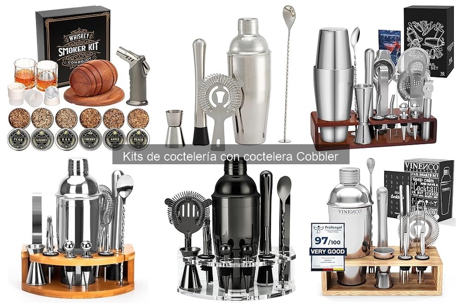 Alternativas al kit de coctelería con coctelera Cobbler