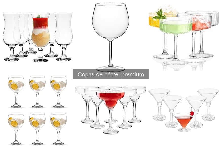 Alternativas económicas a las copas de cóctel premium
