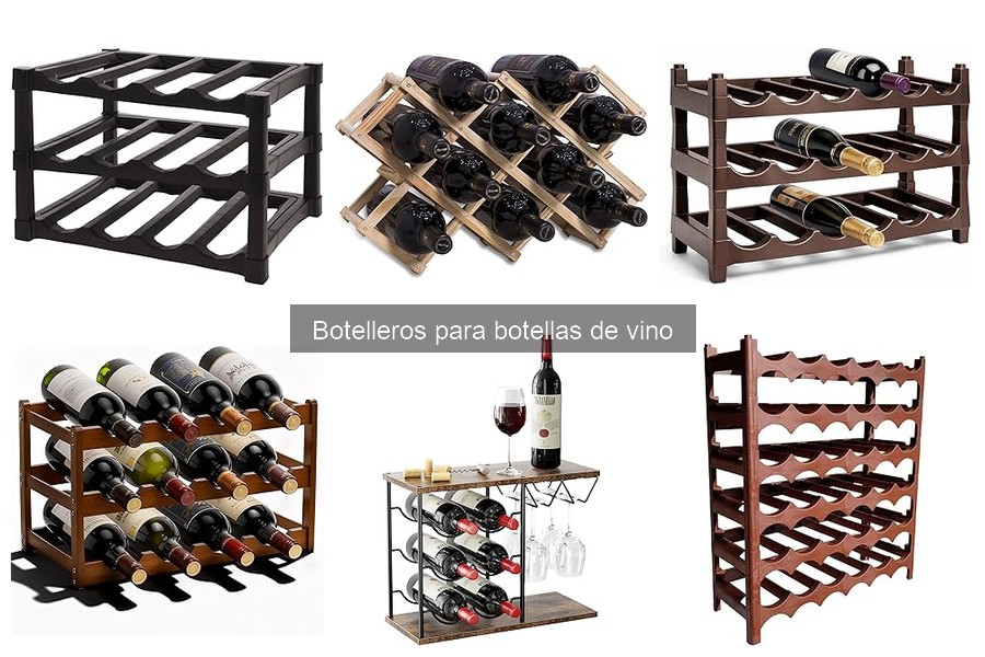Alternativas innovadoras a botelleros tradicionales para vino