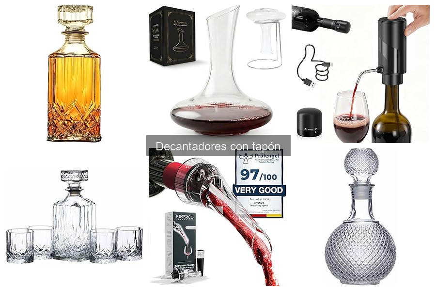 Beneficios de usar un decantador con tapón para tus bebidas