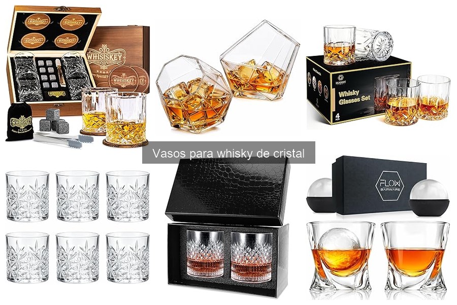 Beneficios de usar vasos de cristal para whisky