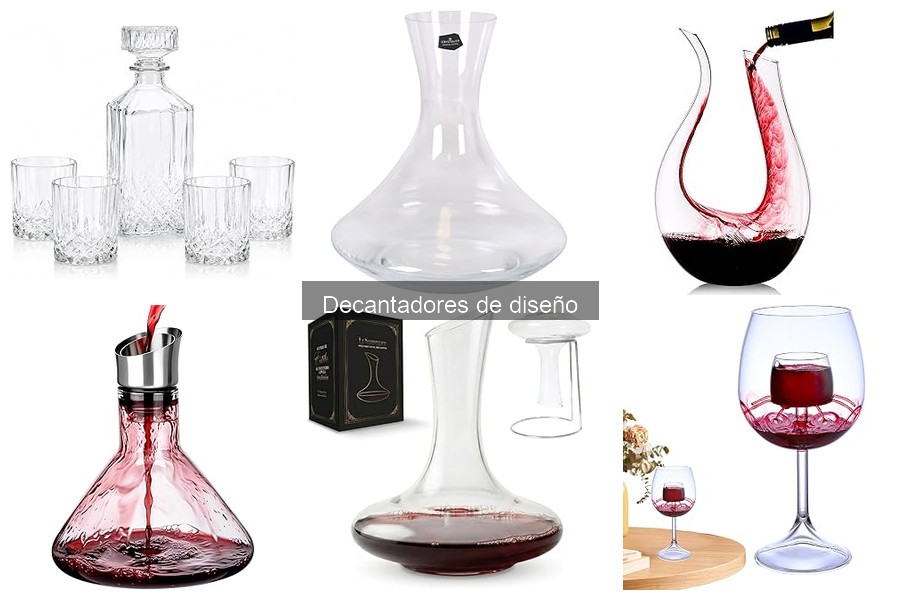 Características Clave de Decantadores de Diseño para Vino