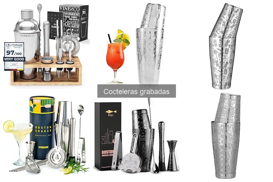 Coctelera grabada vs. convencional: ¿Cuál elegir?