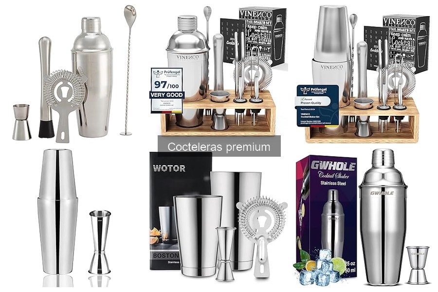 Cocteleras premium: Dónde comprarlas a buen precio
