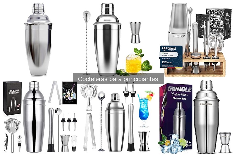Cocteleras recomendadas para cócteles sin alcohol