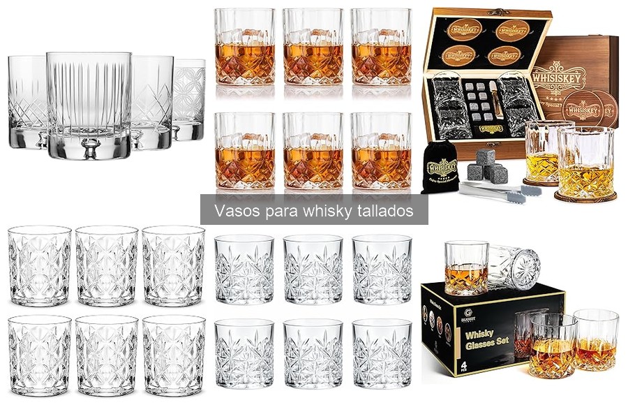 Cómo combinar vasos tallados con accesorios de bar