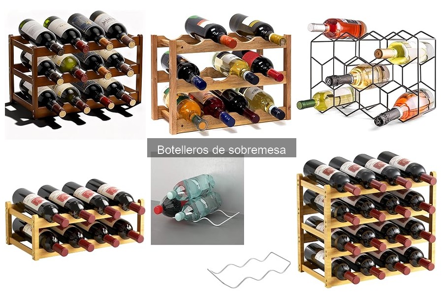 Cómo elegir el botellero de sobremesa perfecto