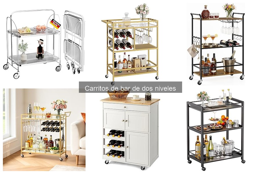Cómo elegir el carrito de bar de dos niveles ideal