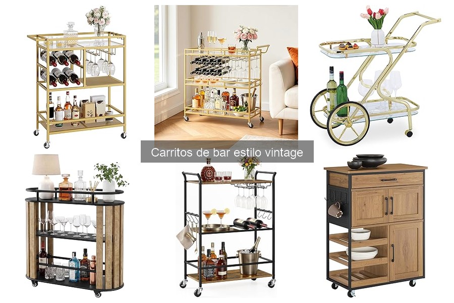 Cómo elegir el carrito de bar vintage perfecto para casa