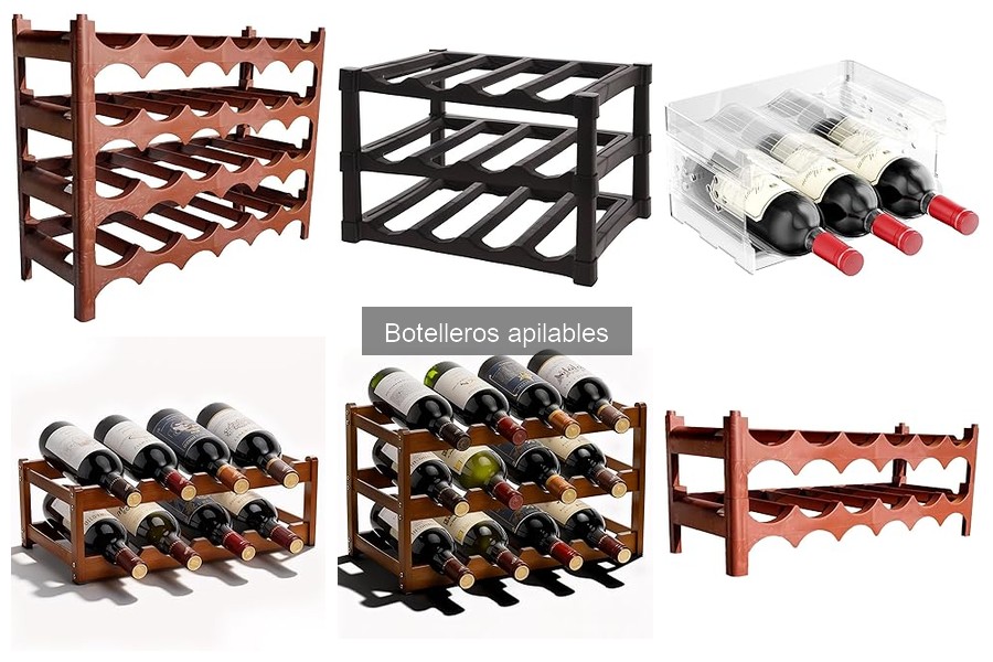Cómo elegir el mejor botellero apilable para tu hogar